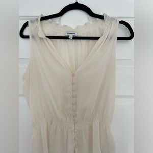 Express Off White Sleeveless Blouse